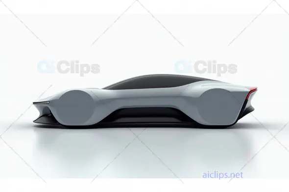 Futuristic Concept Car – Sleek Minimalist Design