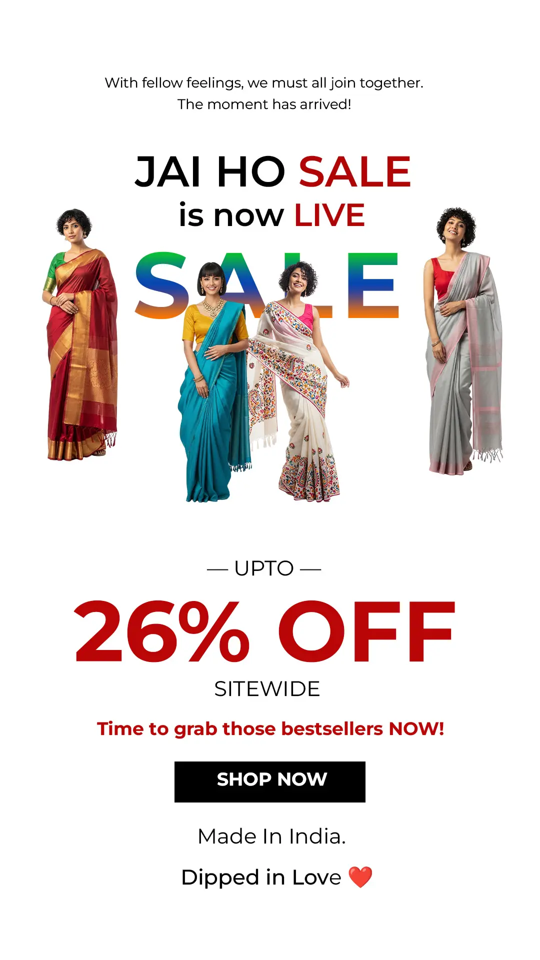 Indian Ethnic Wear Sale Ad Template
