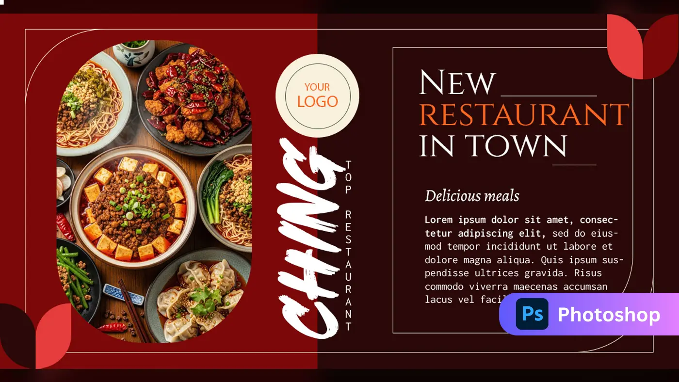 Chinese Restaurant Opening Announcement Template