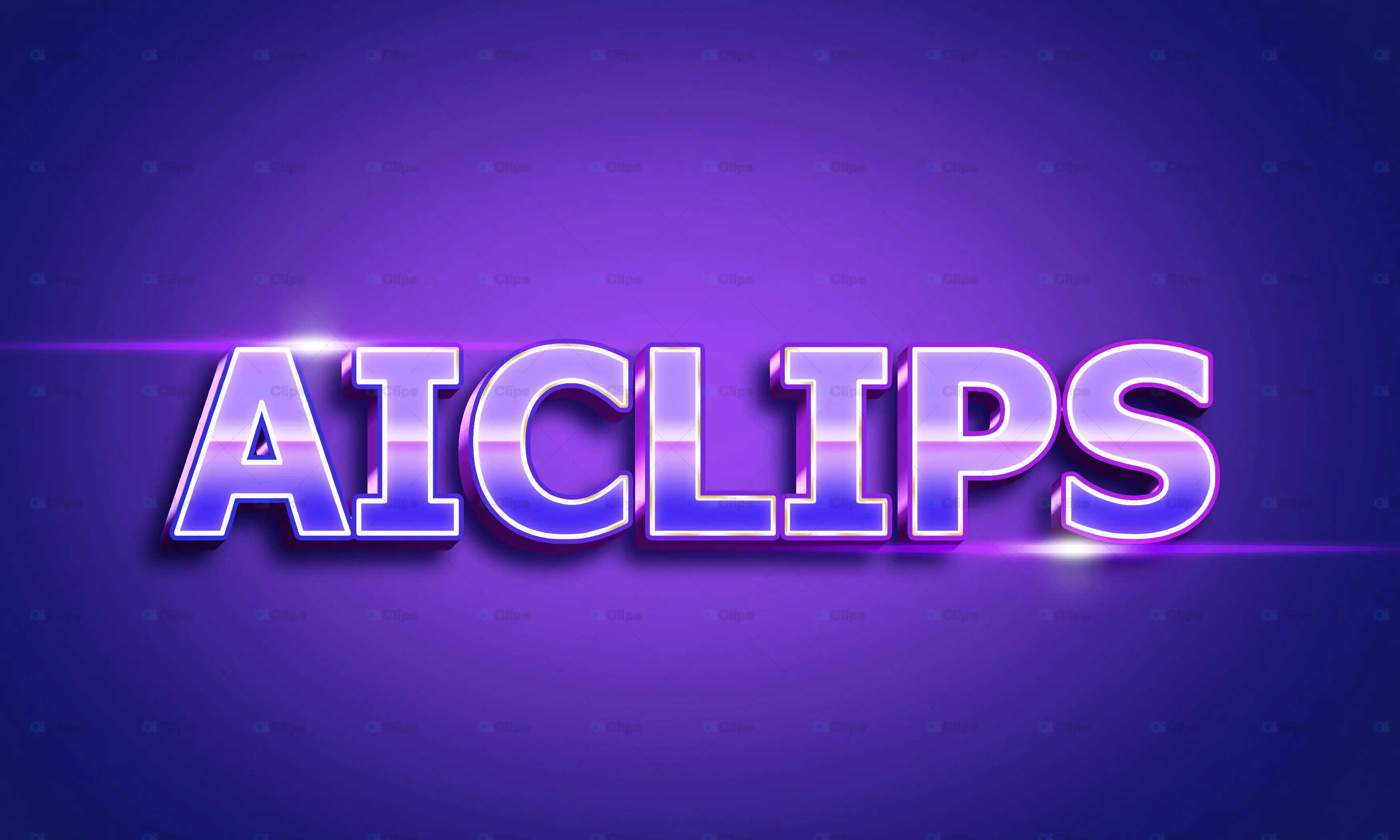 Elegant Glossy Text Effects PSD