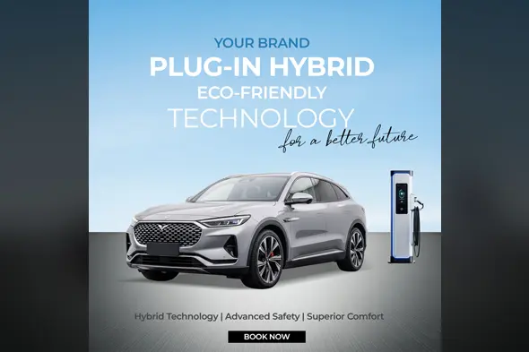 Plug-In Hybrid Vehicle Social Media Ad