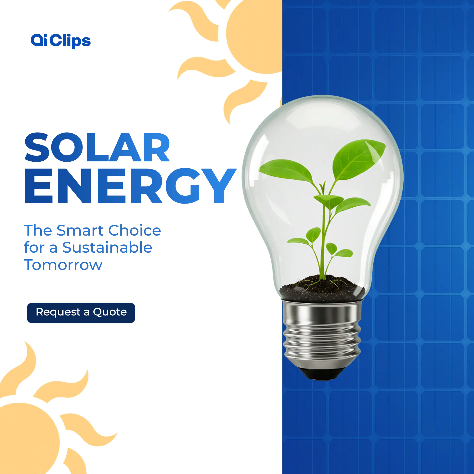 Solar Energy Promotion Template