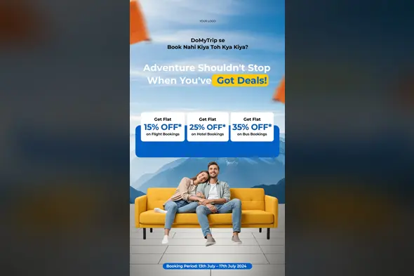 Travel Agency Discount Offer Template