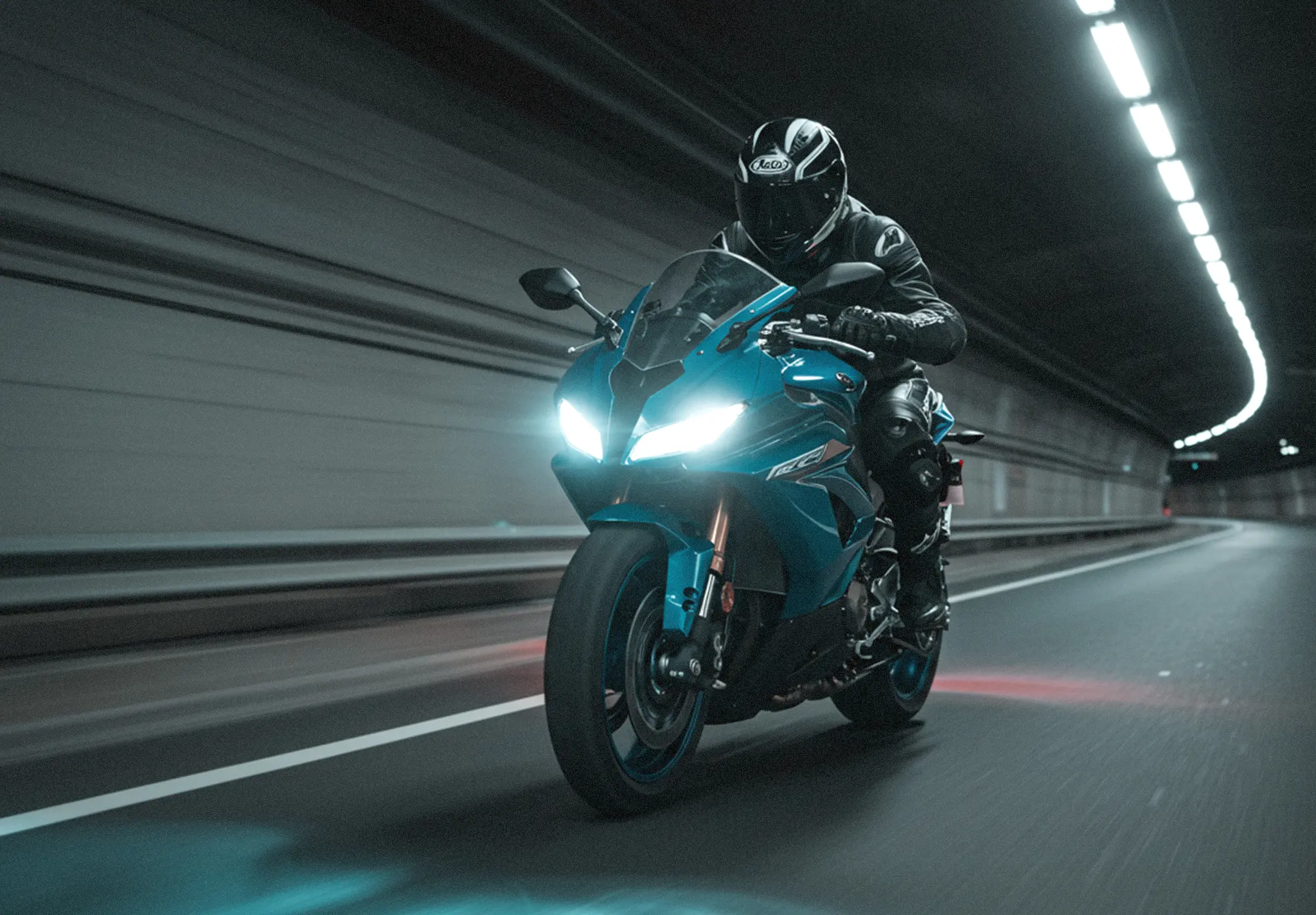 Motion Night Tunnel Ride Effect