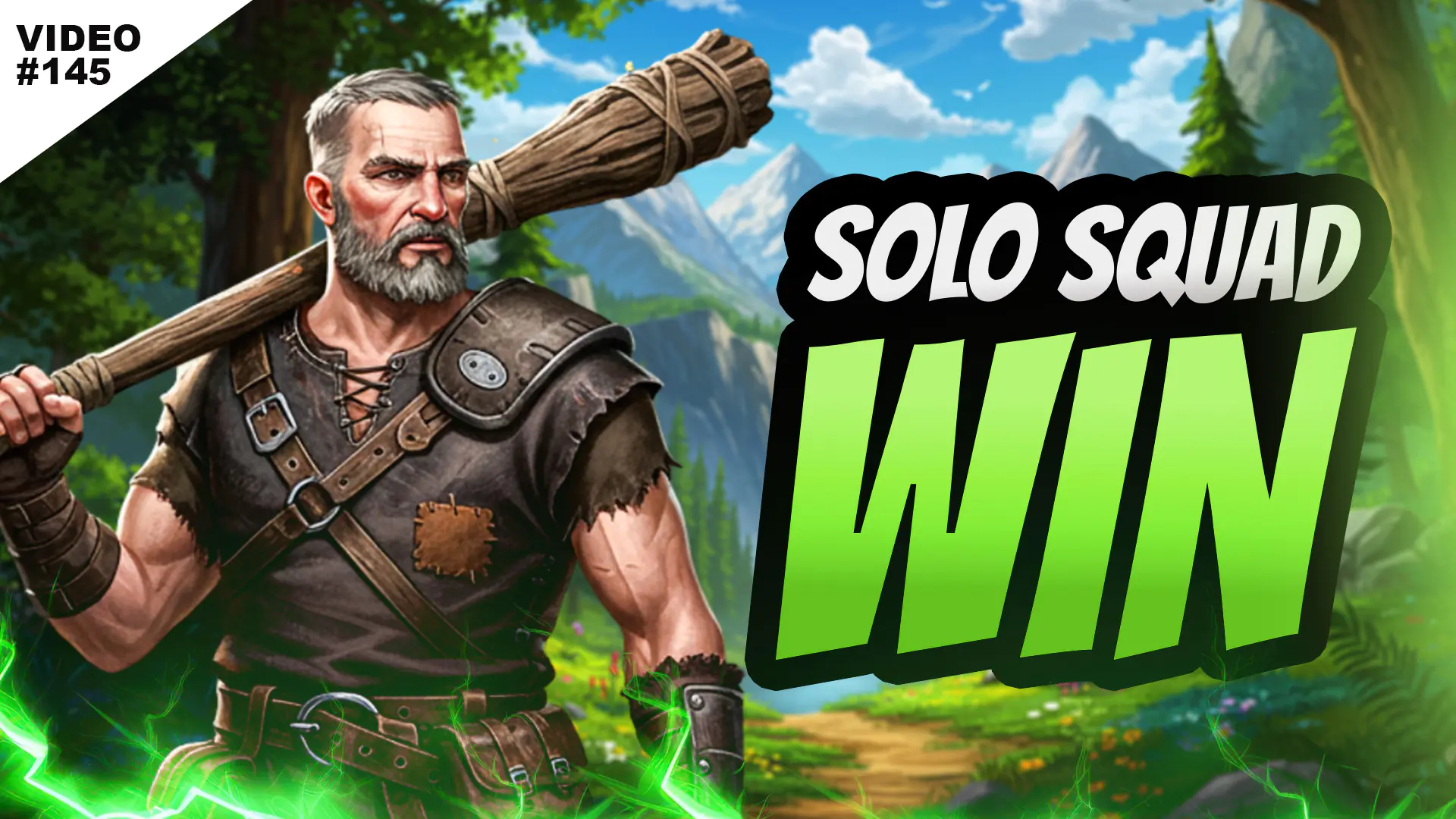 Solo Squad Win Gaming Video Template