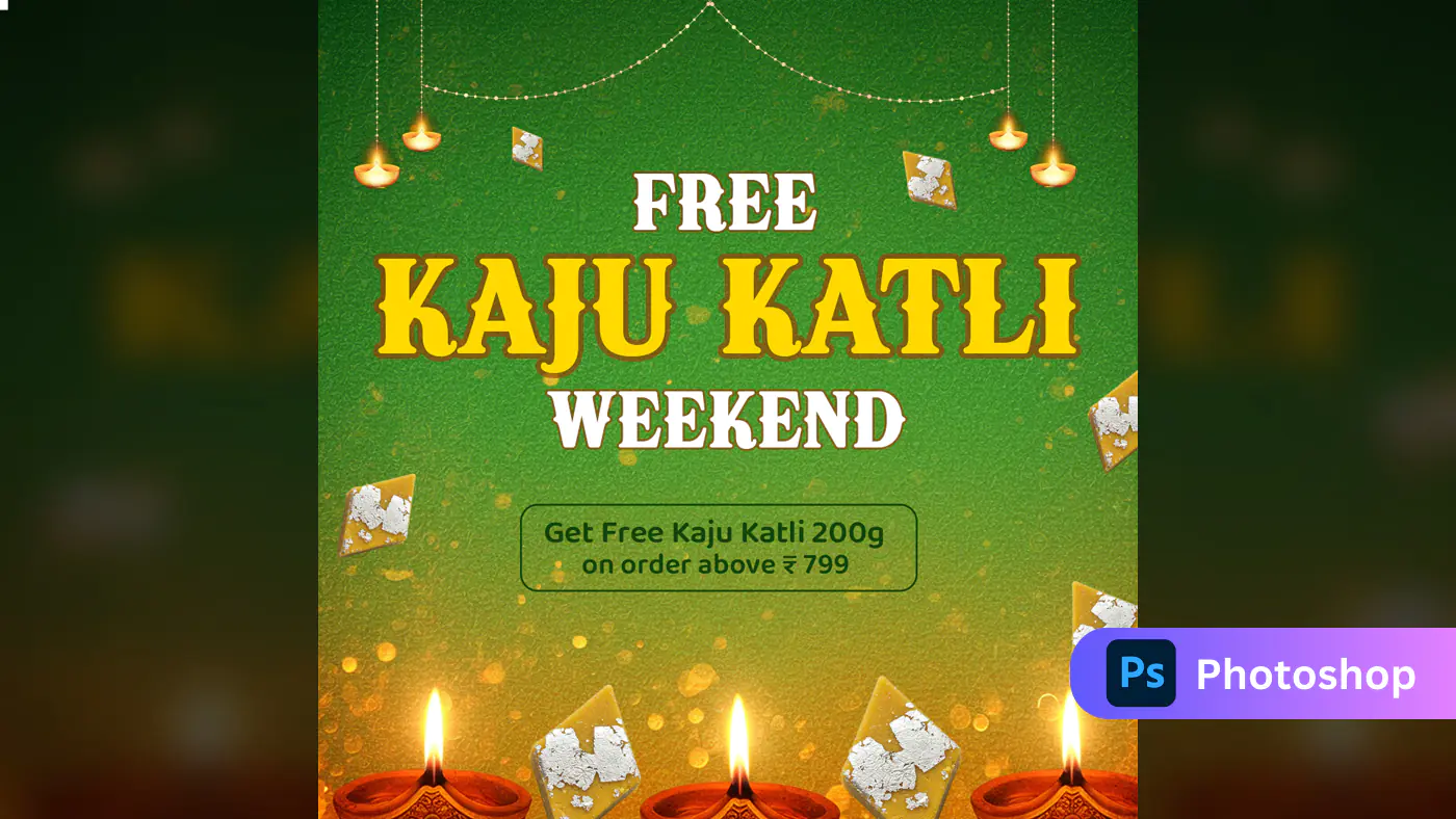 Indian Festival Promo Design  Weekend Offer Template