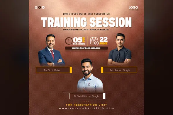 Professional Training Session Announcement Template