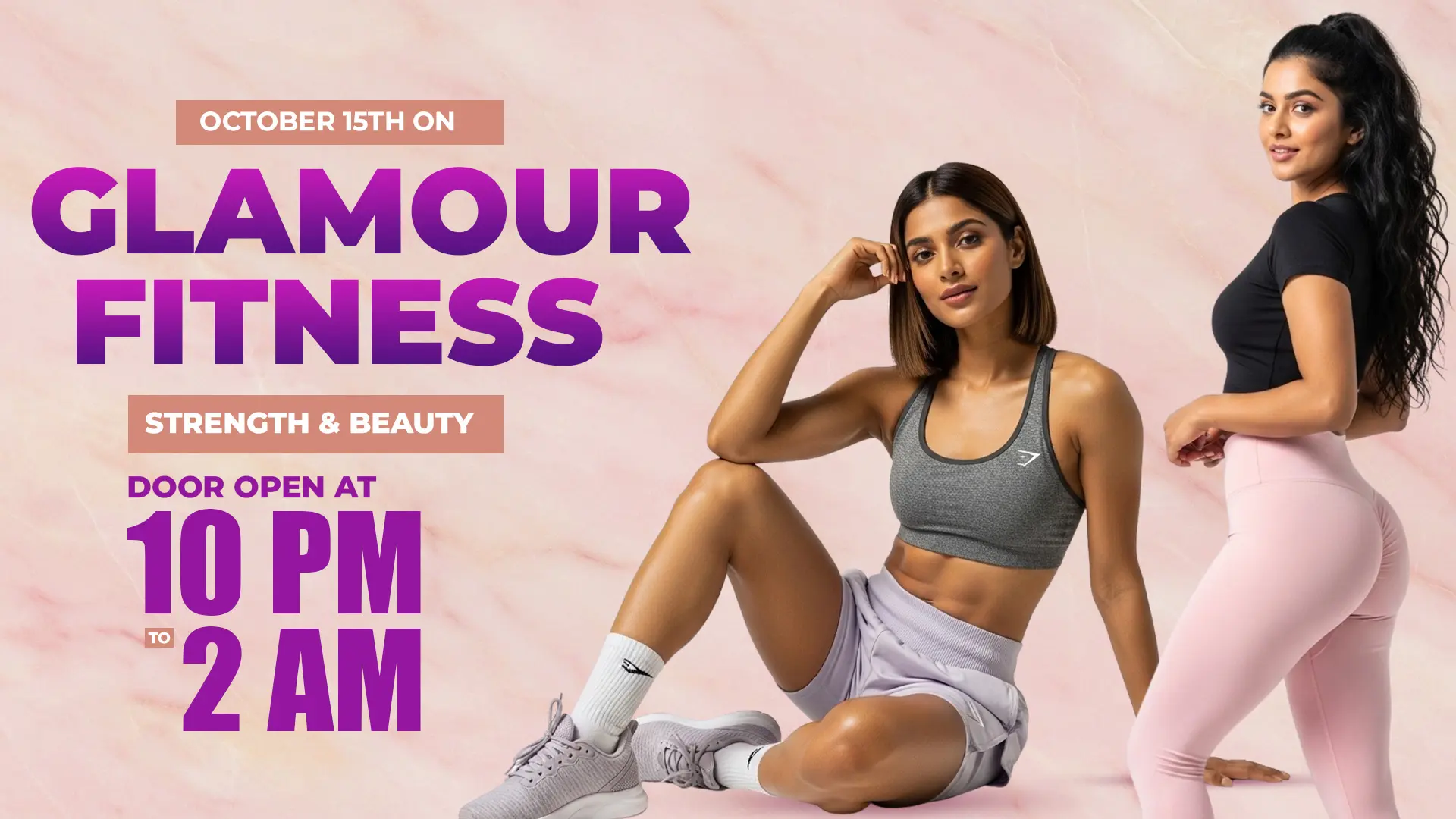 Chic Fitness Studio Event Template