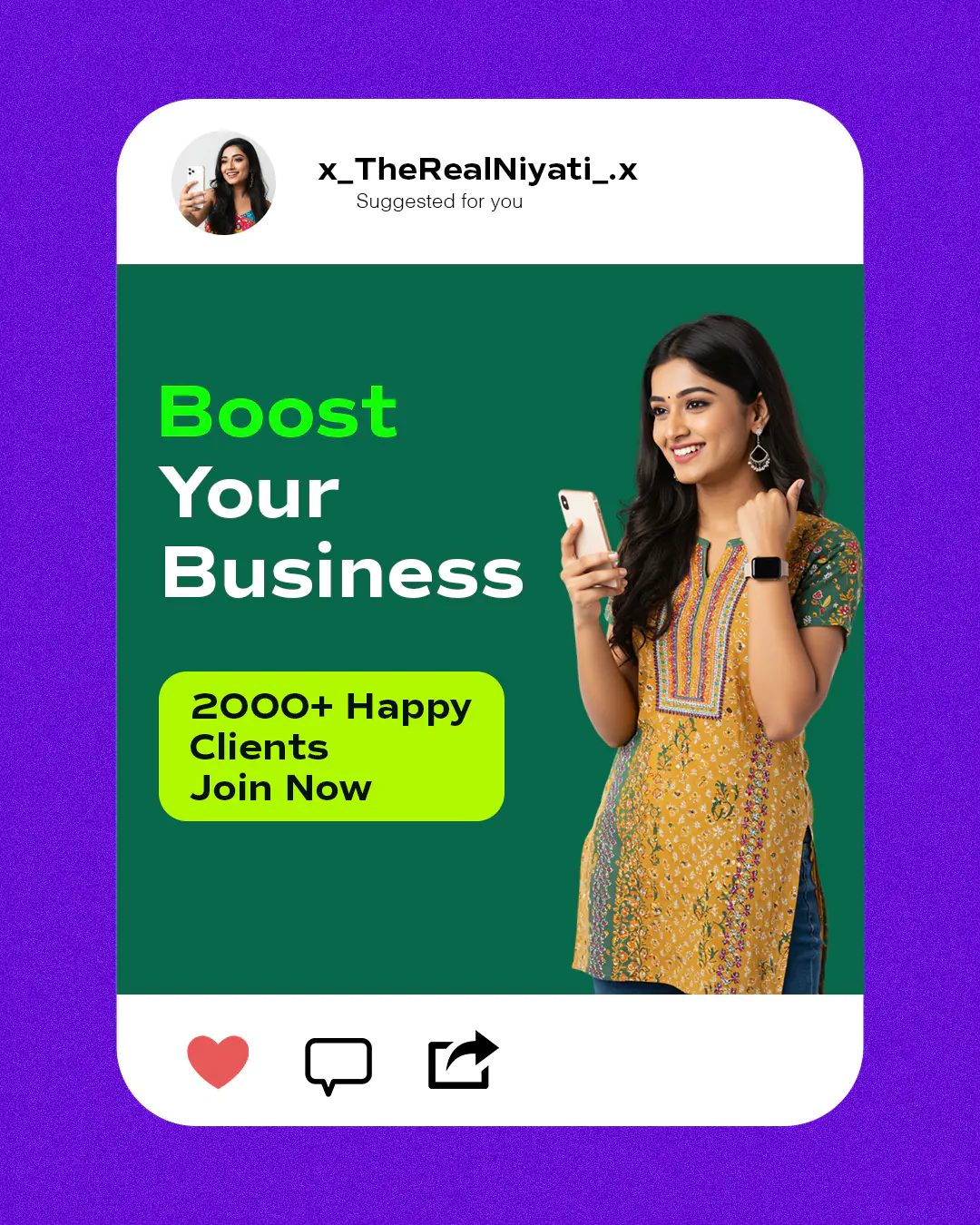 Boost Your Business Instagram Business Promotion Template