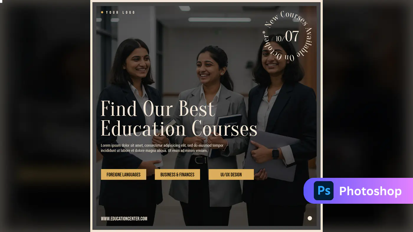 Professional Education Course Promo Template