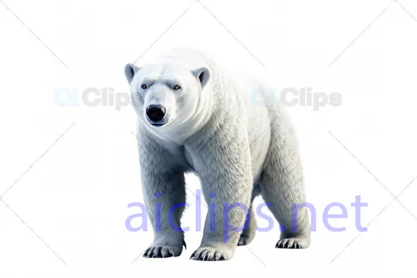 Realistic Polar Bear 3D Model