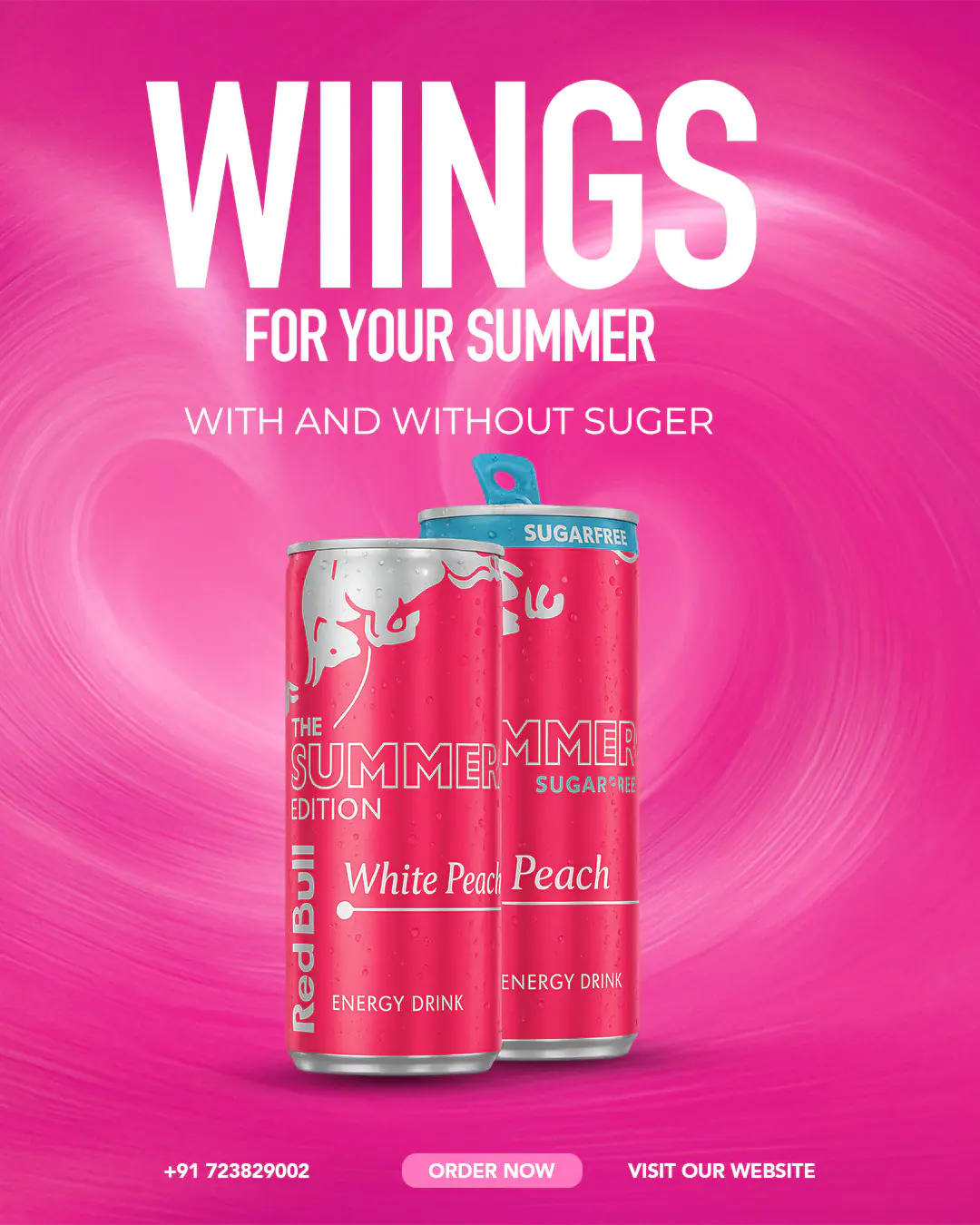 Enhanced Energy Drink Summer Campaign Template