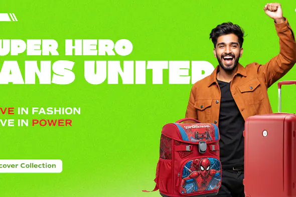 Superhero Fan Travel Banner Template