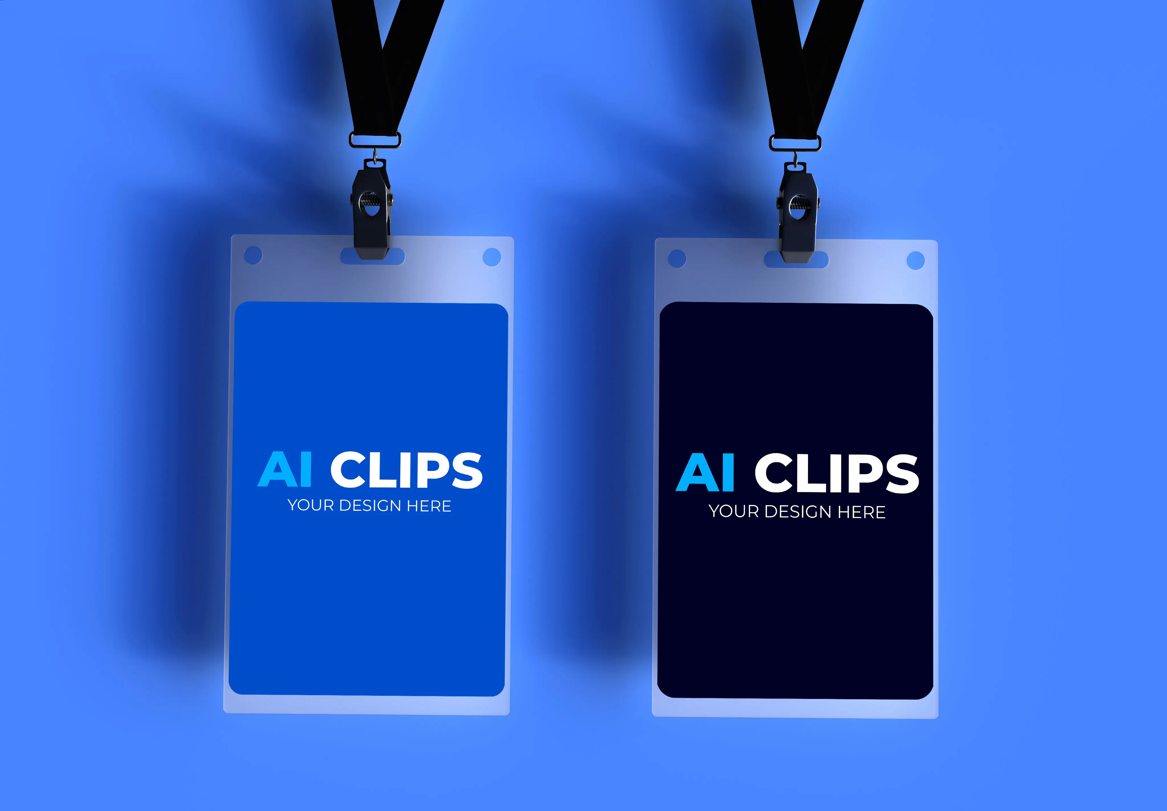 Minimal ID Badge Mockup
