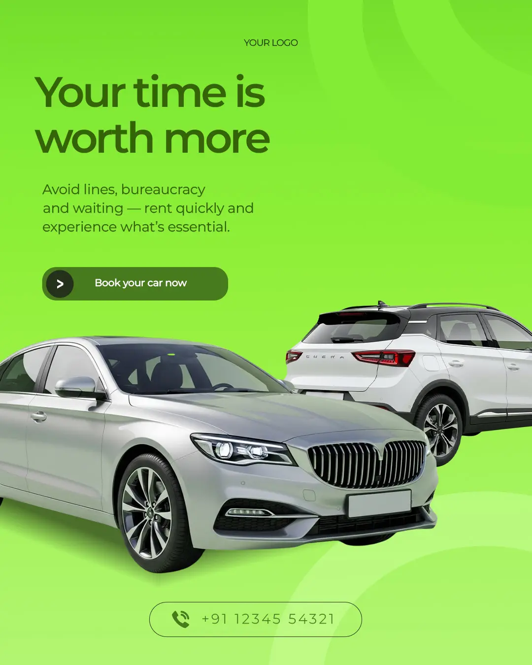 Quick Car Hire Social Media Template
