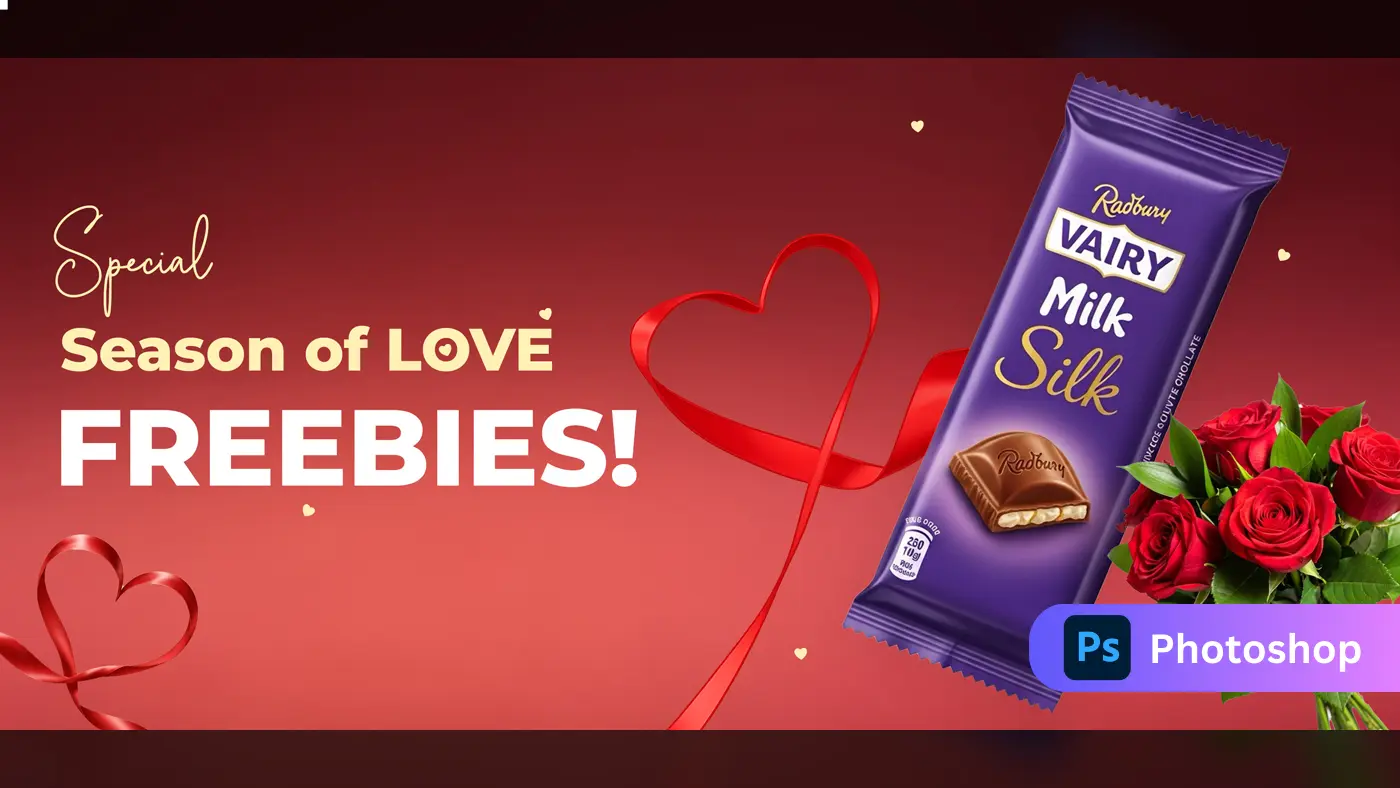 Valentine Chocolate Giveaway Banner TemplateElevate your Valentine's Day marketing with this expert-