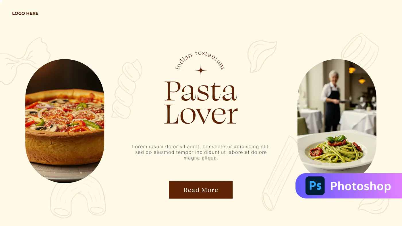 Italian Restaurant Landing Page Template