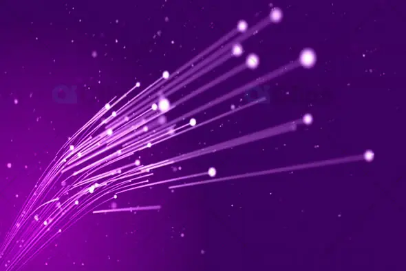 Futuristic Fiber Optic Light Streaks - Tech Motion Background | AIClips