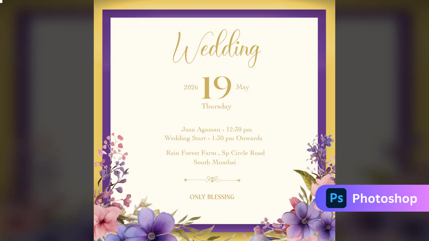 Wedding Invitation Template