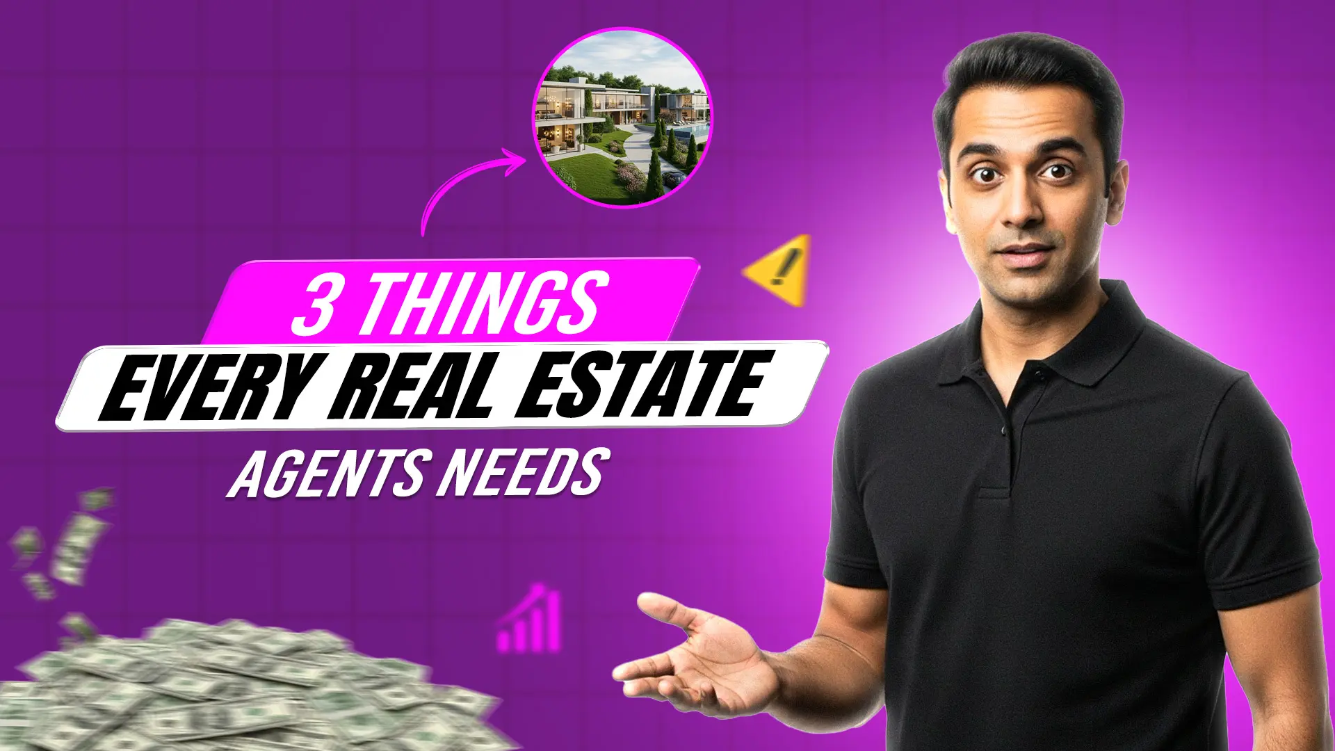 Real Estate Agent Tips Thumbnail Template