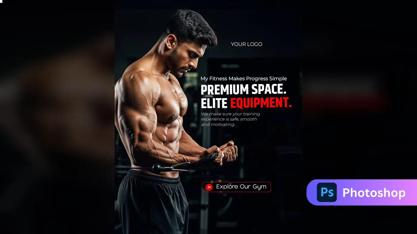 Dynamic Fitness & Gym Ad Template