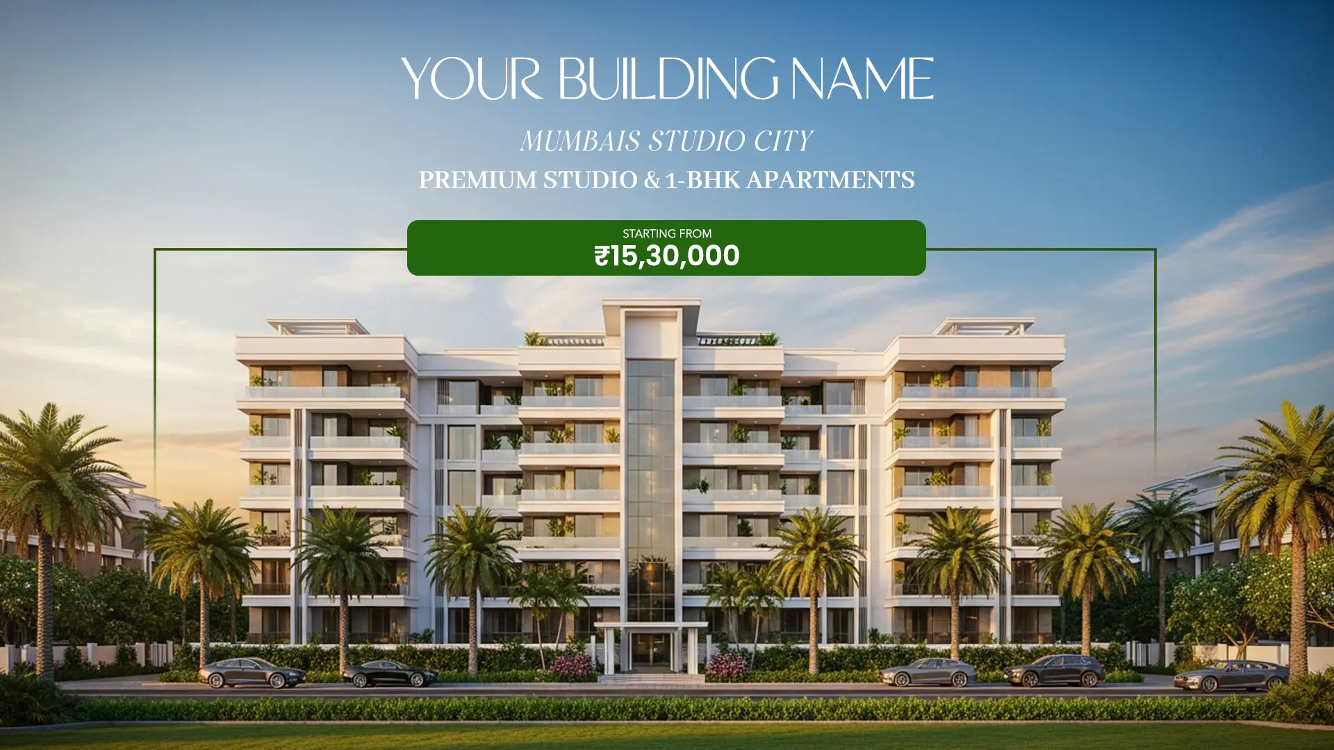Mumbai Studio Apartment Marketing Template