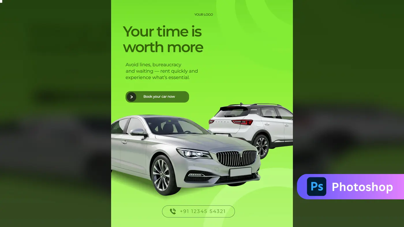 Quick Car Hire Social Media Template