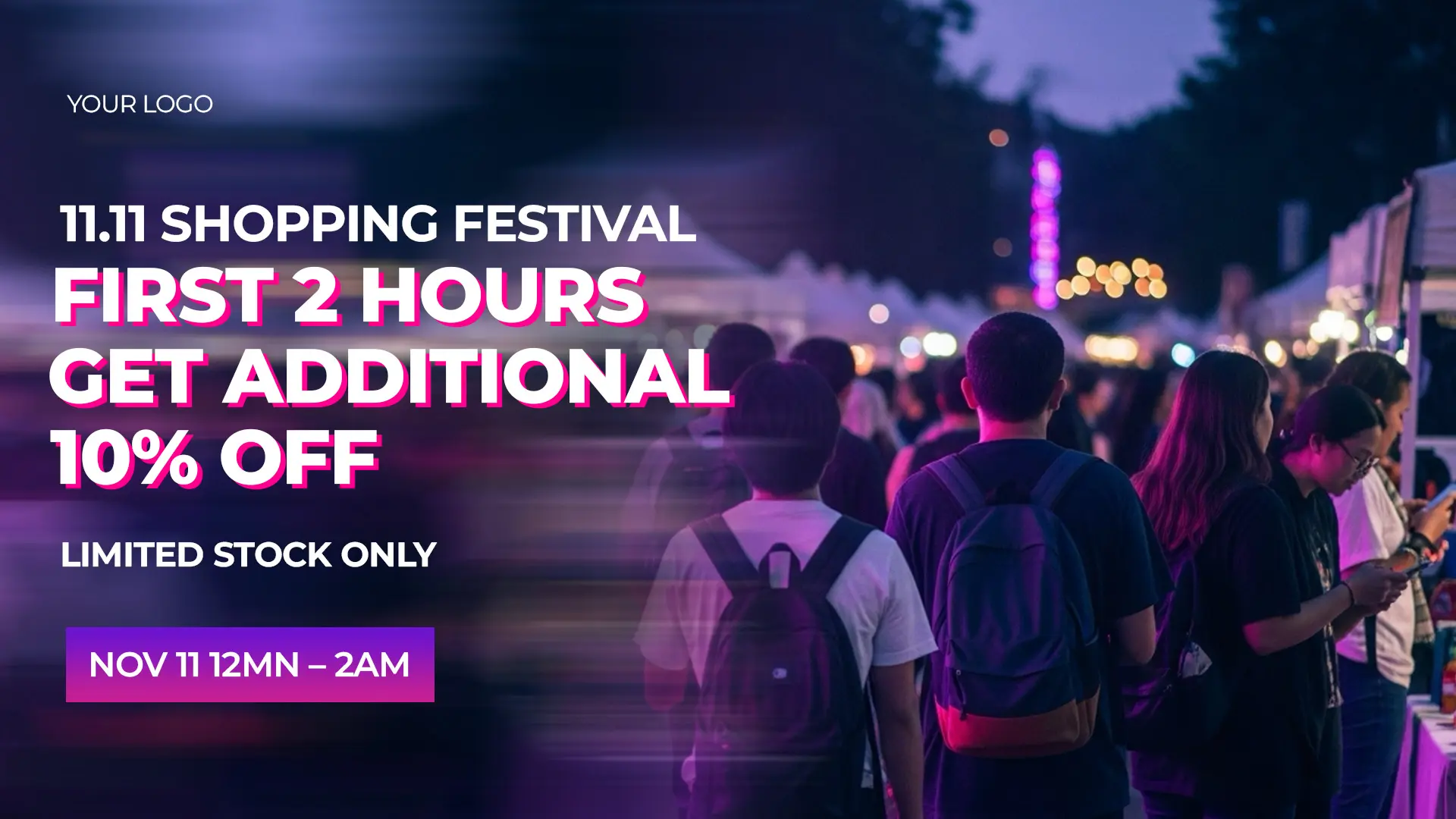 Dynamic Sales Festival Promo Banner