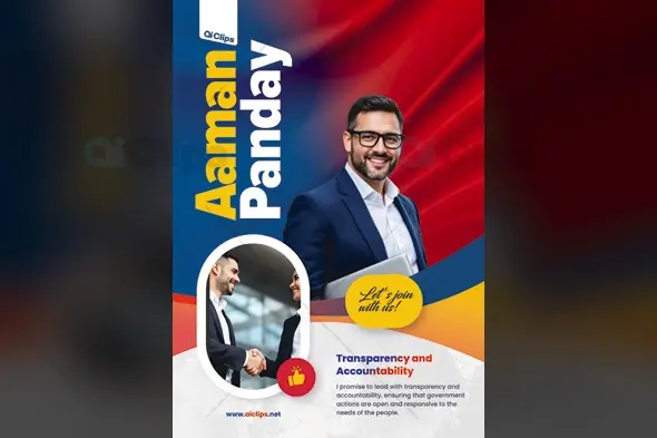 Professional Political Campaign Social Media Template