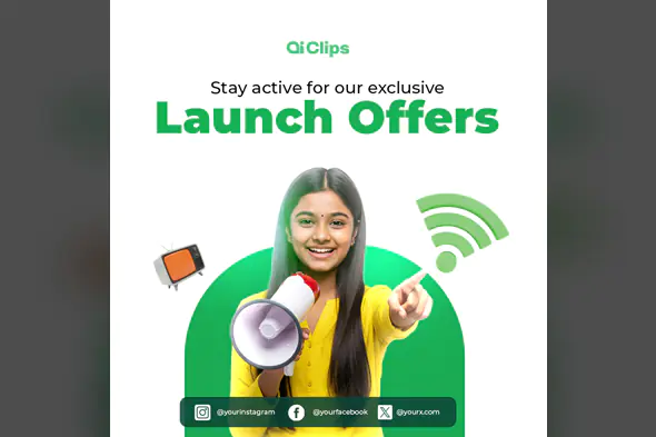 Exclusive Launch presents Promotion Template