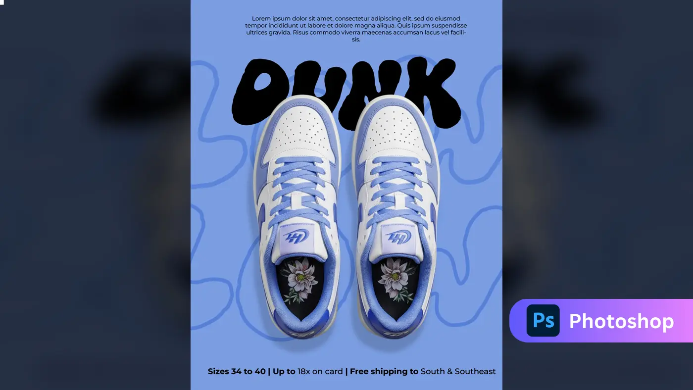 Modern Sneaker Sale Promo Template