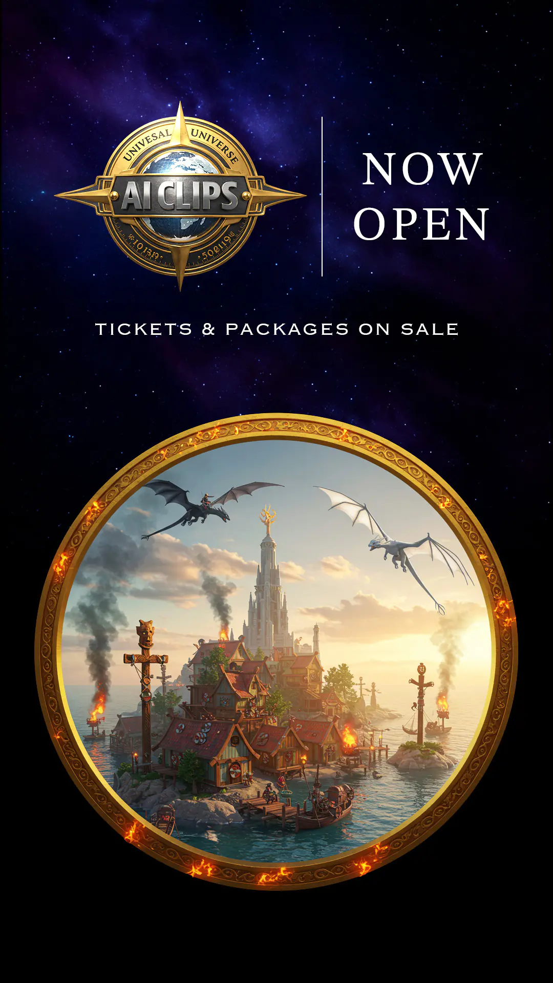 Fantasy Theme Park Promotion Template