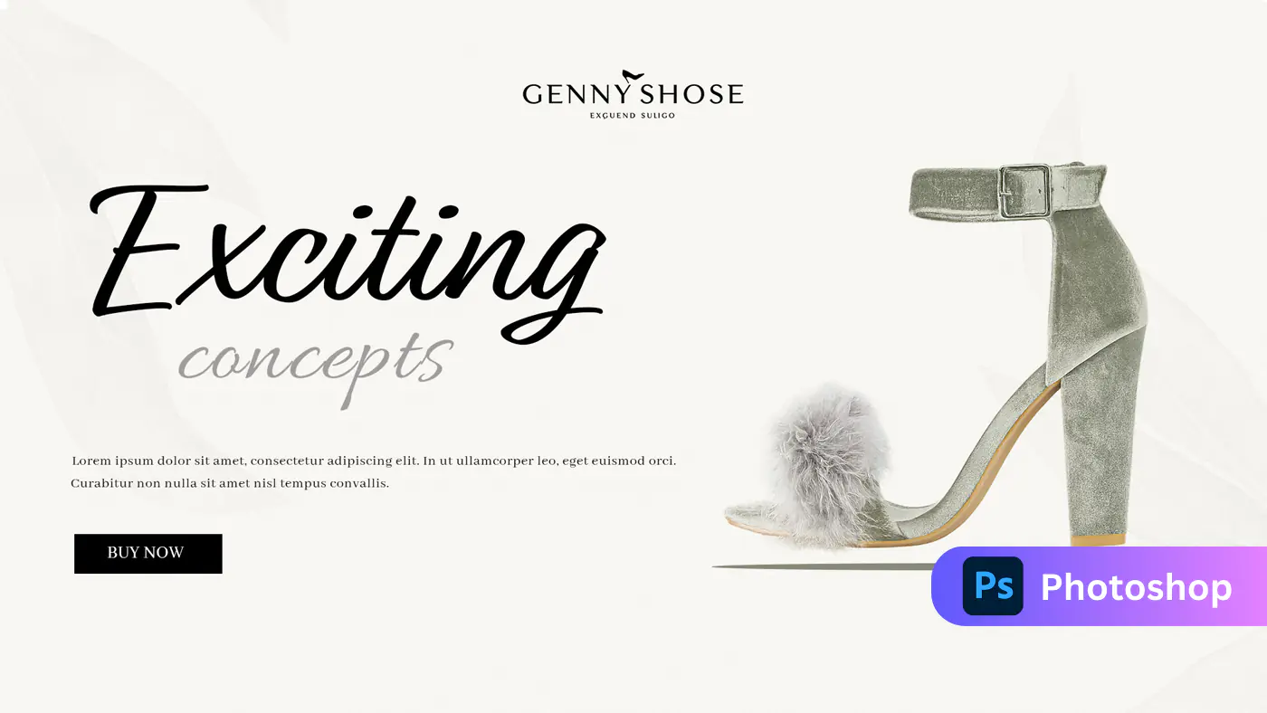 Luxury Shoe Brand Banner Template
