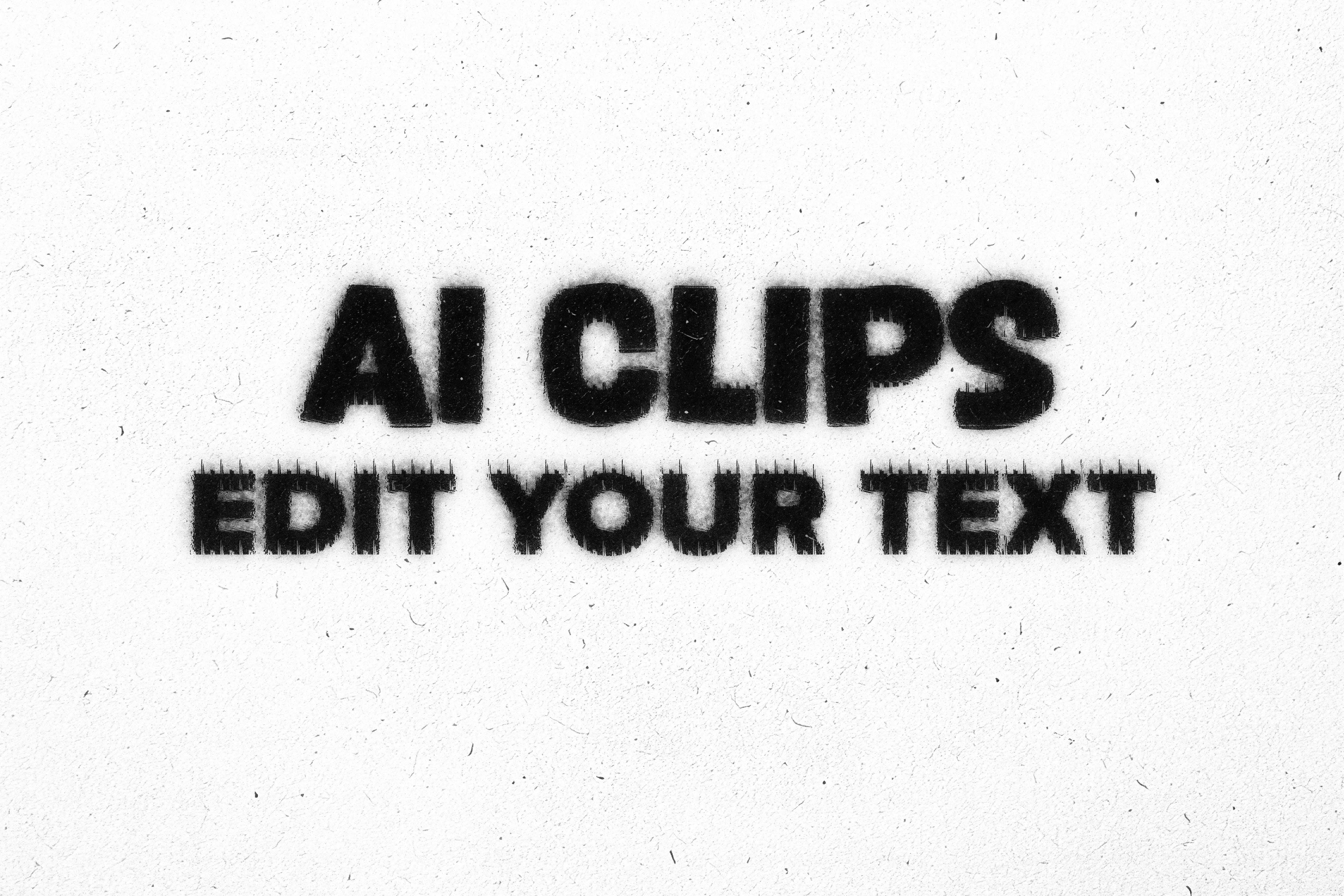 Stylish Grunge Text Photoshop Template for Creatives