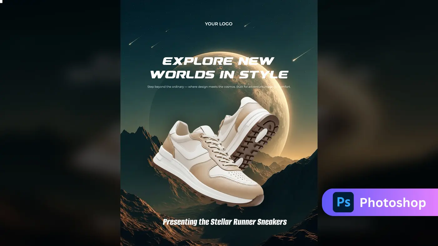 Cosmic Sneaker Promotion Template