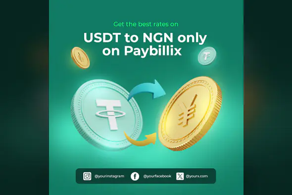 Enhanced Cryptocurrency Exchange Promo Template
