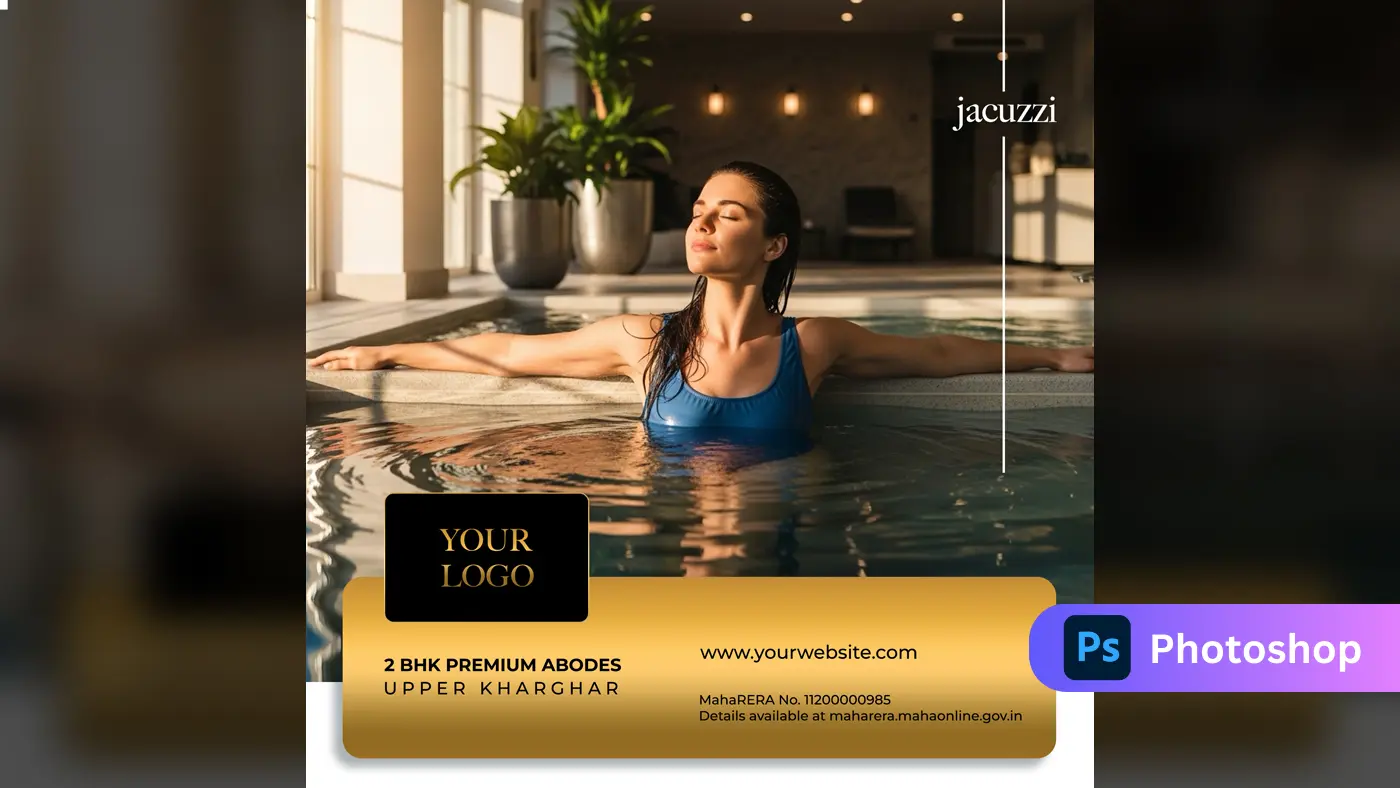 Serene Lifestyle Real Estate Ad Template