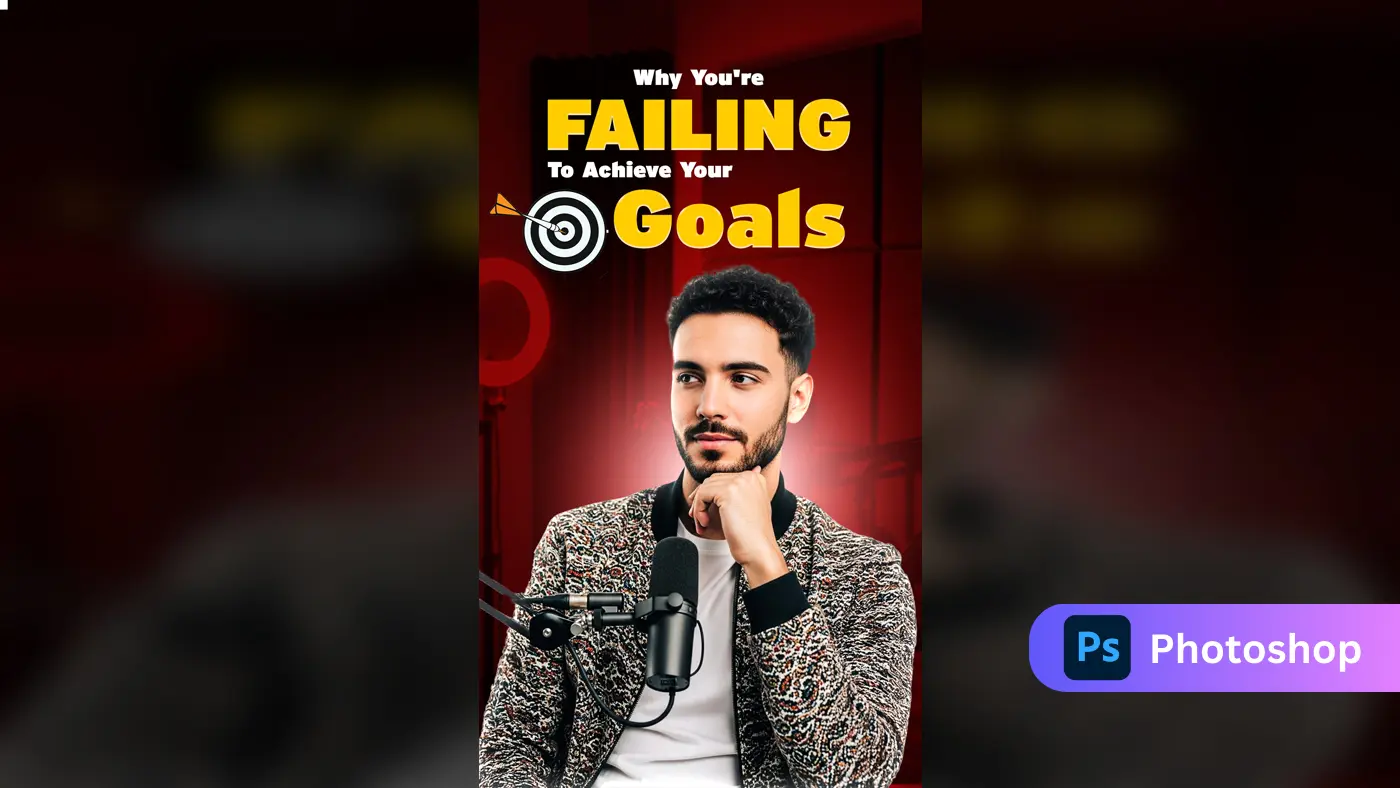 Goal Achievement Podcast Thumbnail Template
