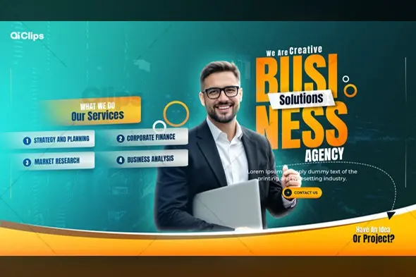 Professional Business Solutions Agency Services Template