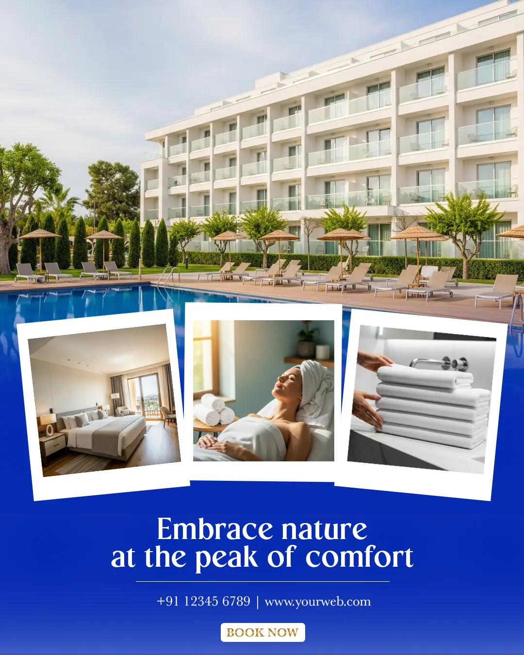 Serene Resort & Spa Promotional Template