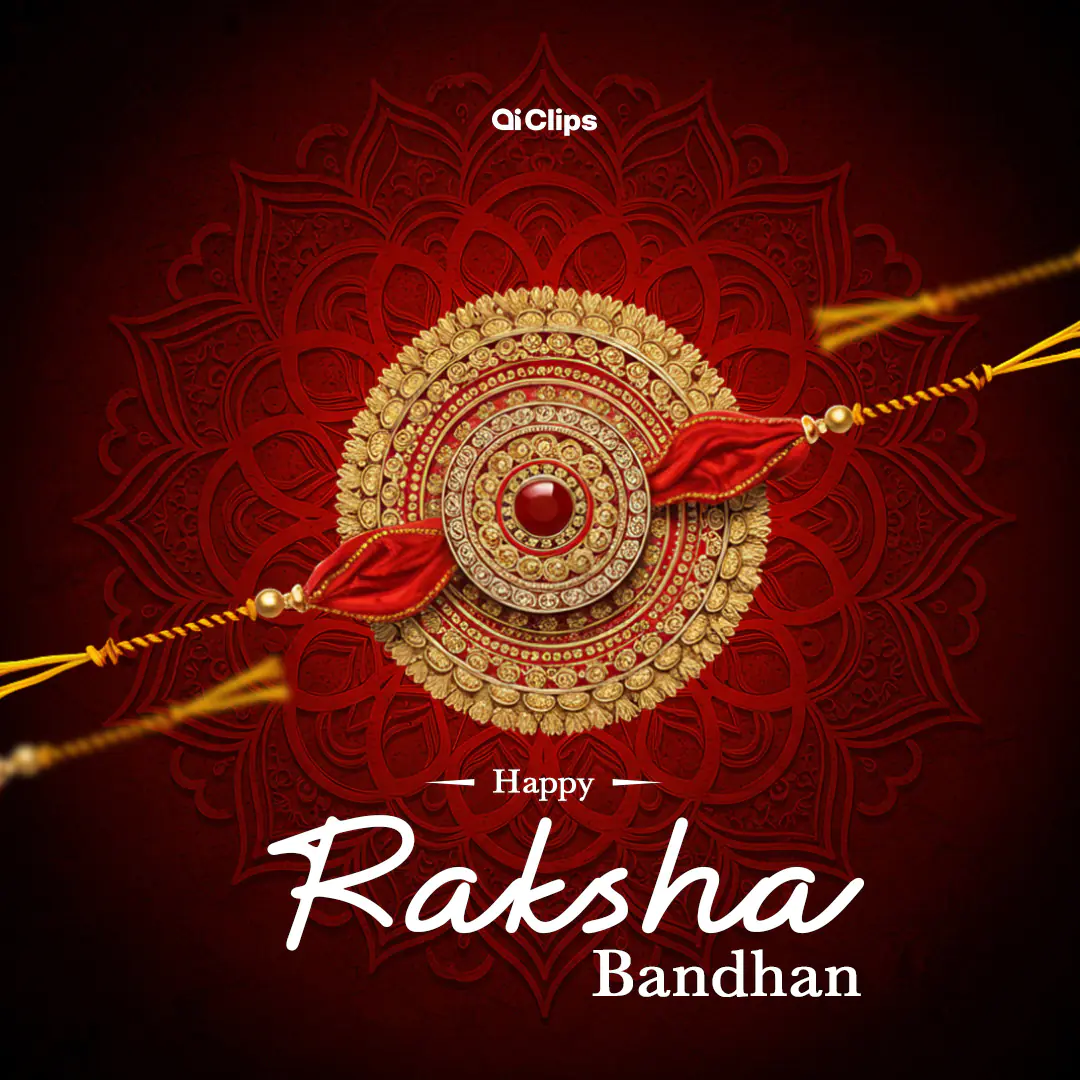 Happy Raksha Bandhan Template – Traditional Indian Festival Design
