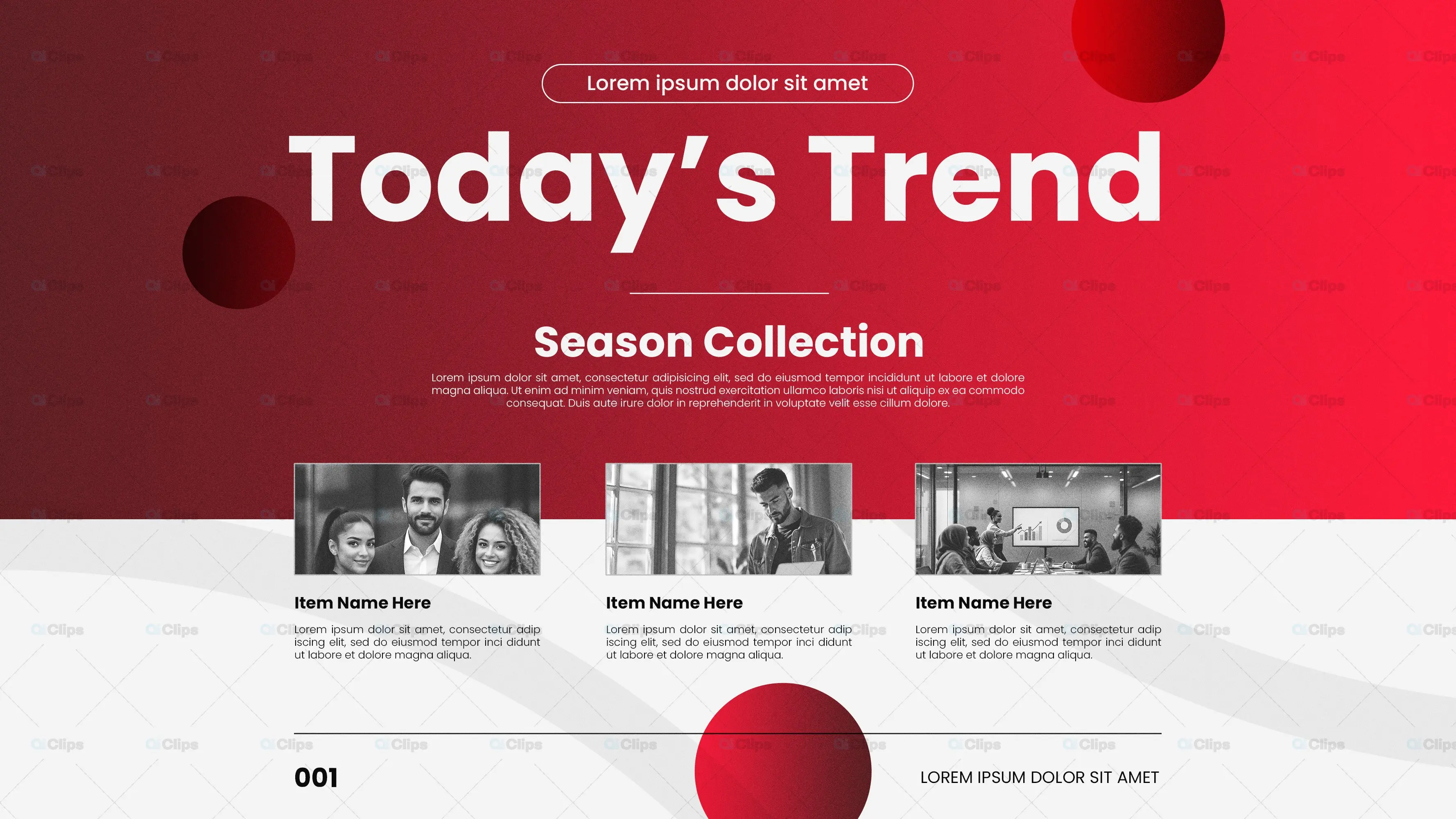 Modern Business Trend Presentation Slide