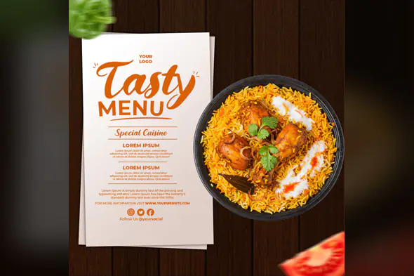 Restaurant Menu Design Template