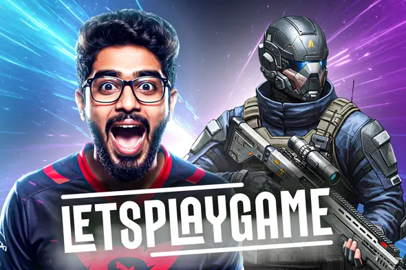 Let’s Play Game YouTube Thumbnail Template