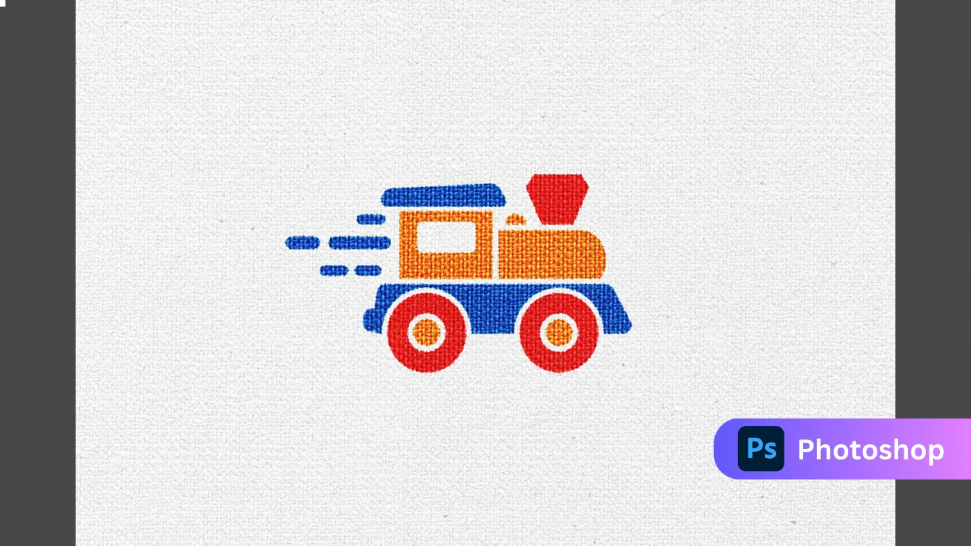 Embroidery Texture Illustration