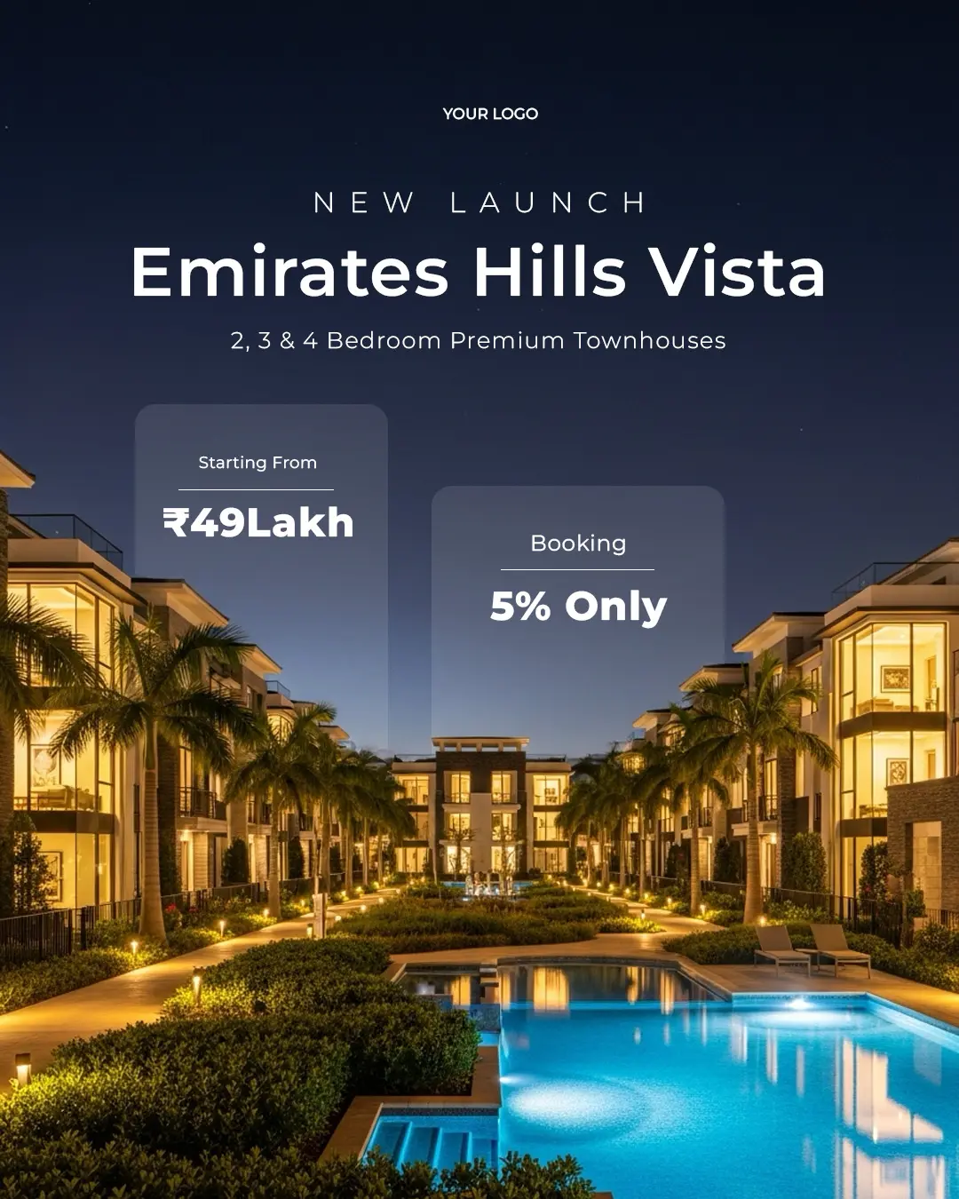 Luxury Real Estate Launch Ad Template