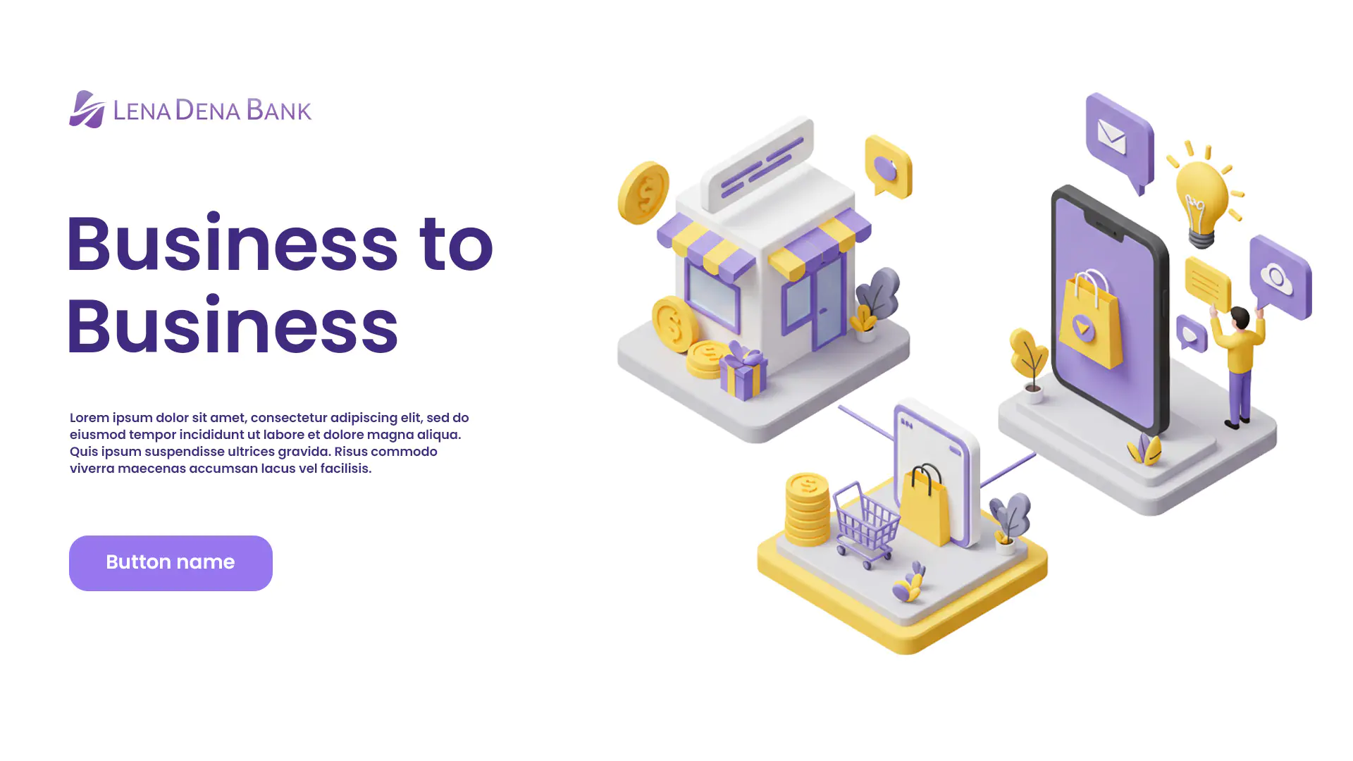 B2B Banking Services Template