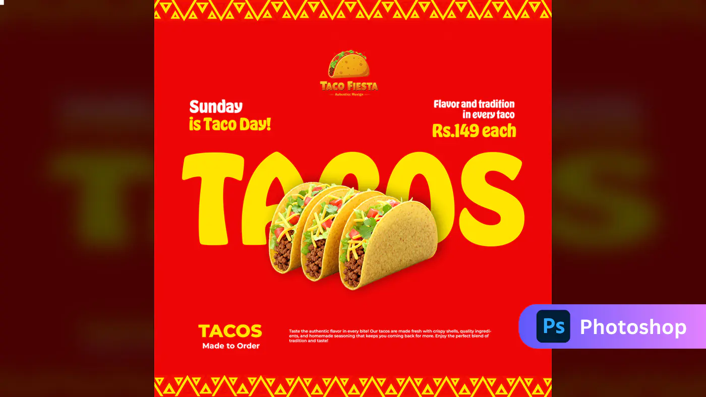 Taco Sunday Promotion Template