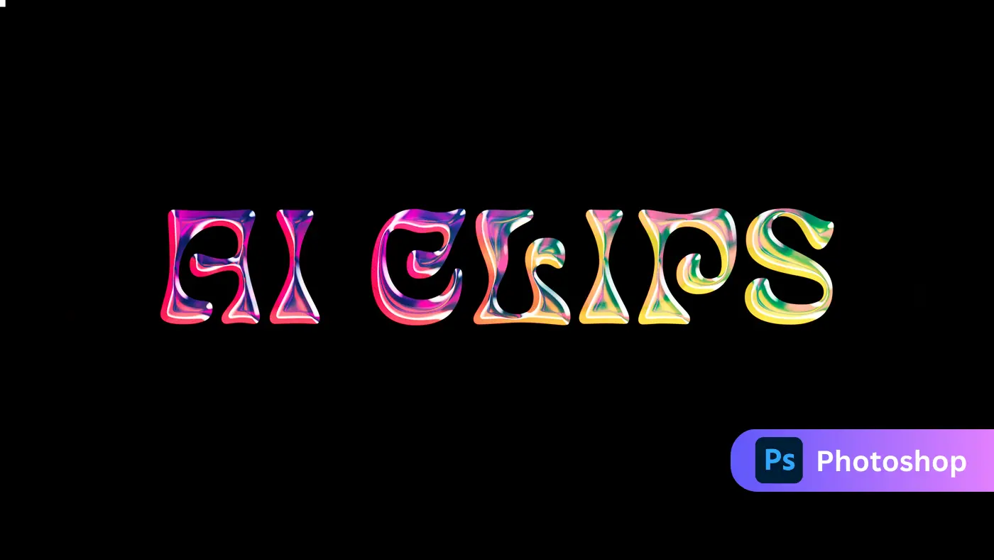 Psychedelic Liquid Text Effect  Vibrant Colorful Typography