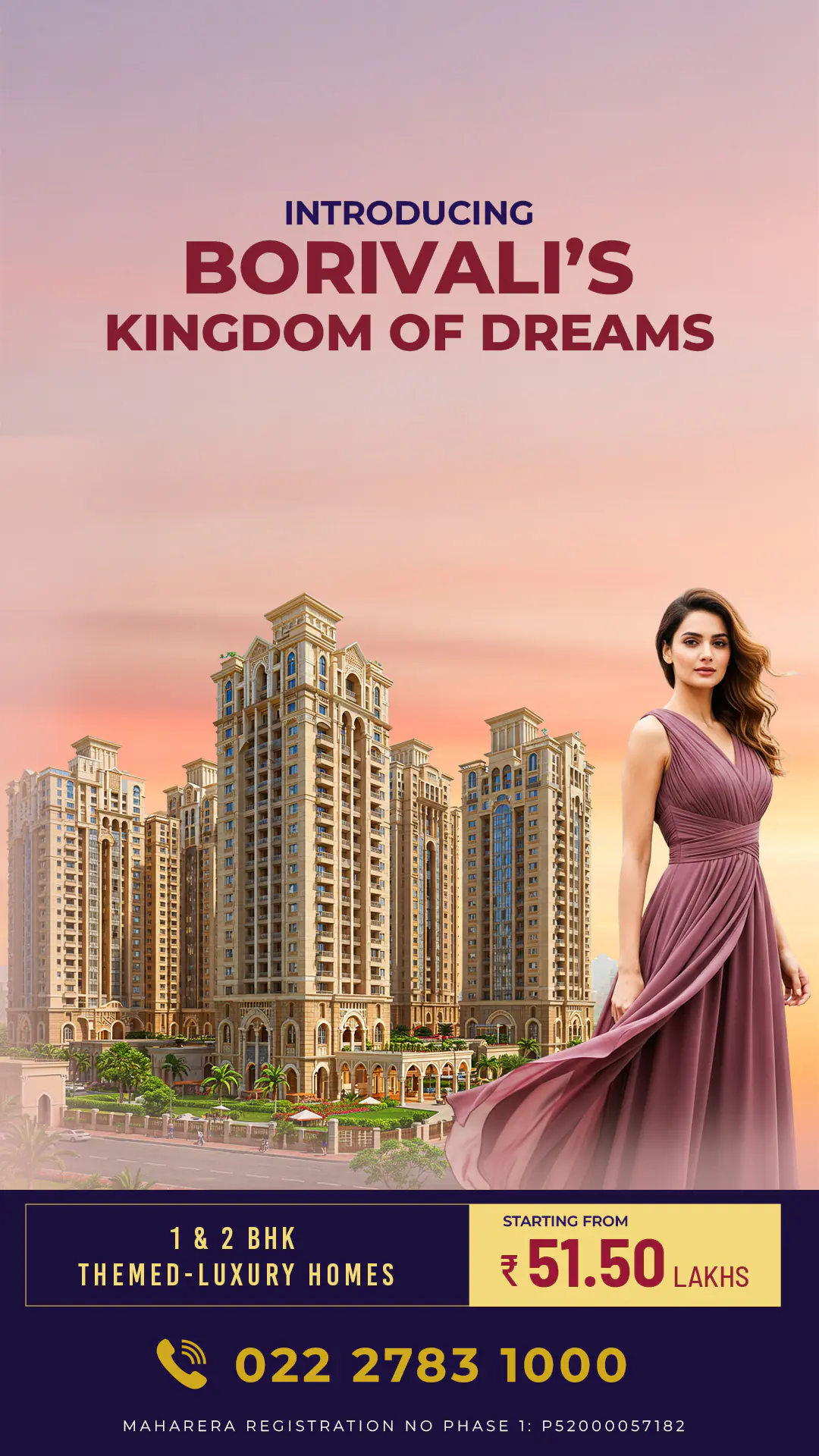 Luxury Residential Complex Advertisement Template